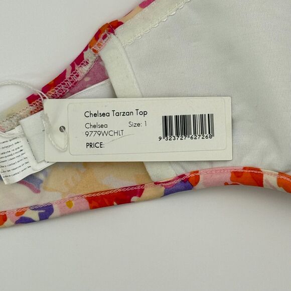 NWT Zimmermann Chelsea Tarzan One Shoulder Floral Bikini - Top 6 Bottoms 10 - Picture 7 of 12